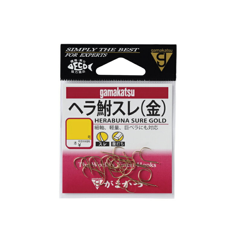 がまかつ　ヘラ鮒スレ 6号 金　【釣具　釣り具】