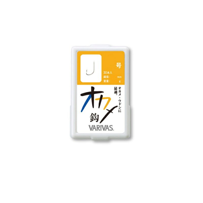バリバス　オカメ針 2号 シルバー　【釣具　釣り具】 fto-r-10179272 釣具のFTO パッケージ画像
