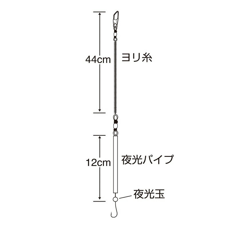 ササメ　E-232 ぶっこみ夜光 ウナギ・アナゴ14-6　【釣具　釣り具】