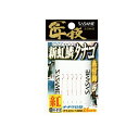 ササメ N-012 匠技紅虹鱗タナゴ糸付 【釣具 釣り具】