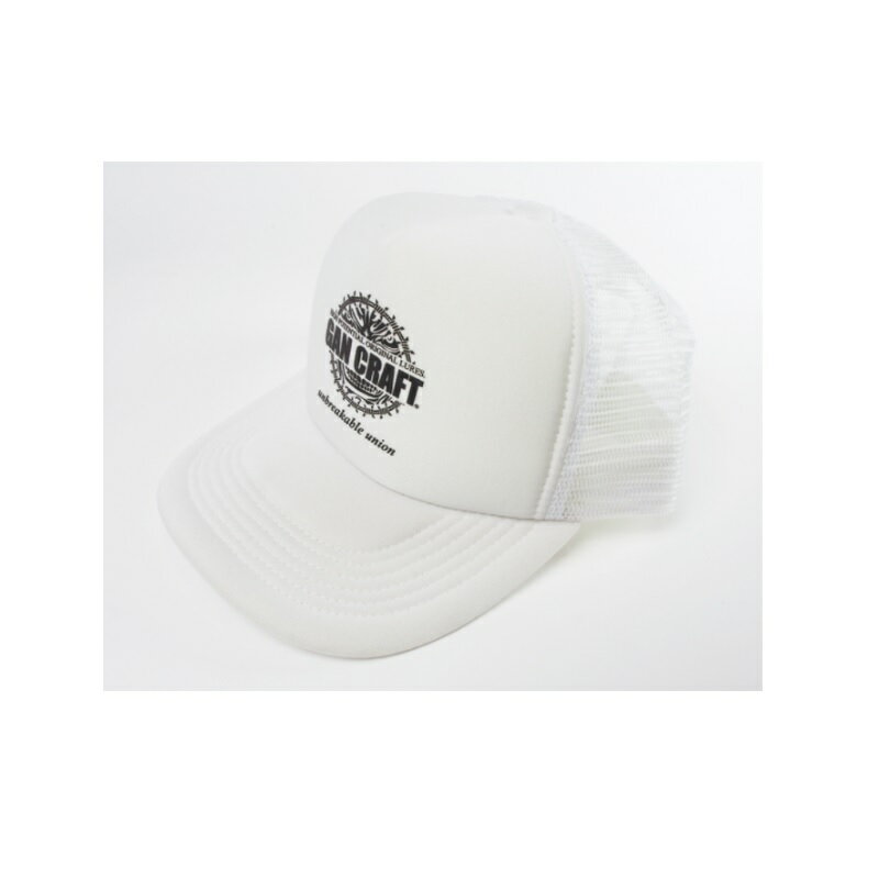 ガンクラフト　ワイヤーサークルメッシュキャップ #07 ホワイト　【釣具　釣り具】
