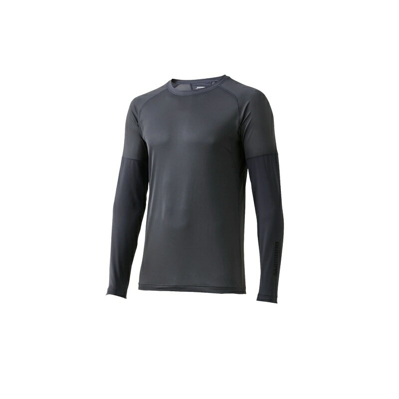 シマノ　IN-000V サンプロテクション ハイブリッドインナーシャツ S ブラック　【在庫限り特価】