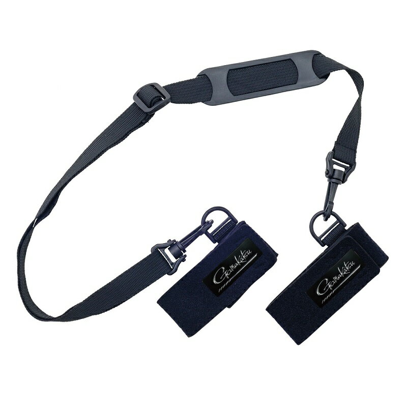 がまかつ　GM2574 ロッドベルト(ショルダータイプ) ブラック　【釣具　釣り具】のサムネイル