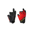 シマノ GL-104V ネクサス ストレッチグローブ 3 XL レッド 【釣具 釣り具】