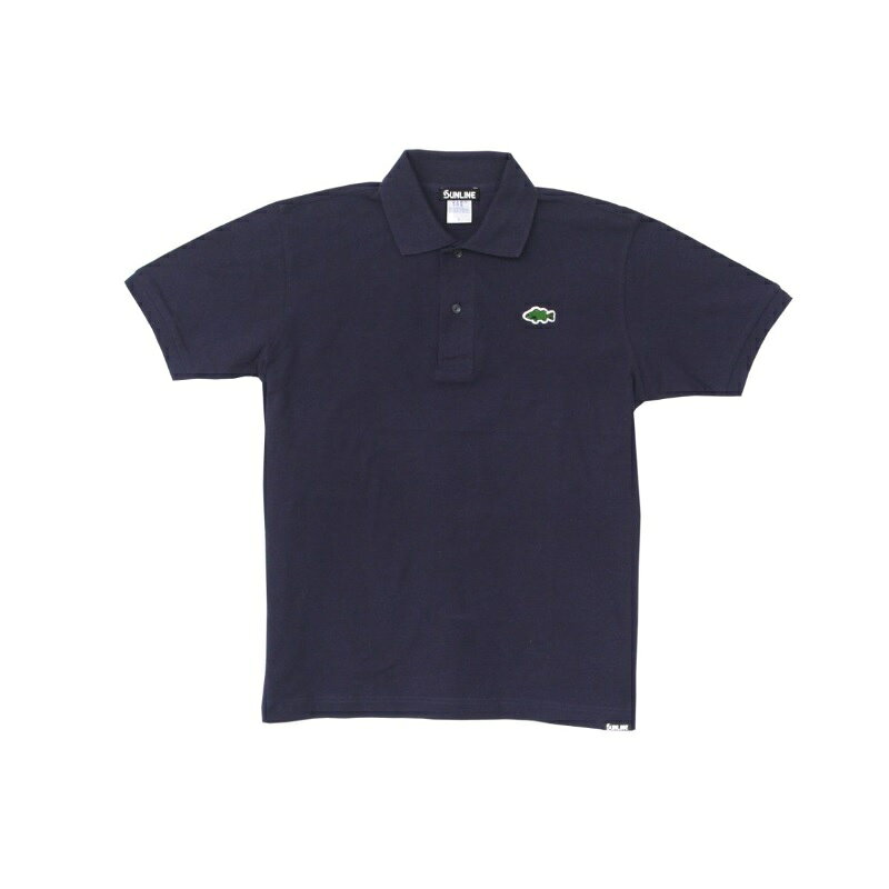 サンライン(Sunline)　SUW-15205P カノコポロシャツ XL ネイビー　【釣具　釣り具】