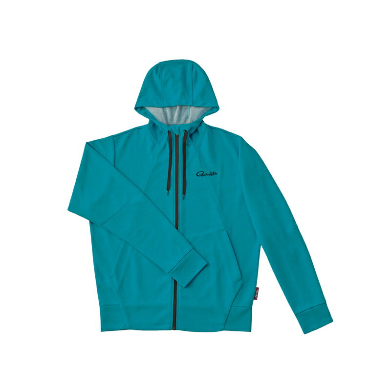 がまかつ　GM3630 スウェットパーカー SS ターコイズ　【釣具　釣り具】