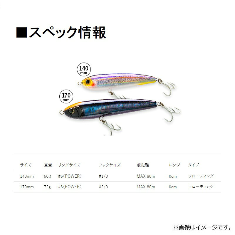 ハードコア® バレットダイブ(F) 50g イワシ の商品画像2枚目