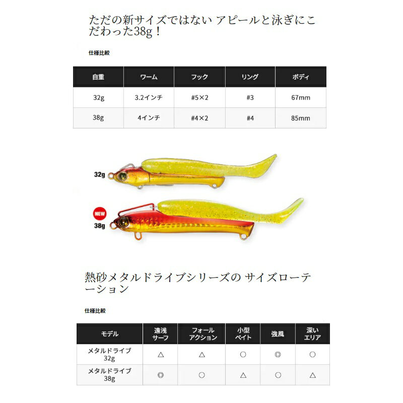 シマノ　XG-K38T 熱砂 メタルドライブ 38g 013 Nレッドヘッド