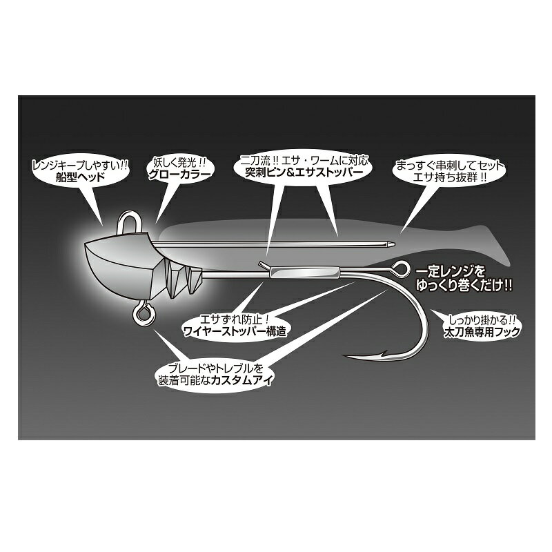 カツイチ SV-37G サーベルヘッド #3/...の紹介画像3