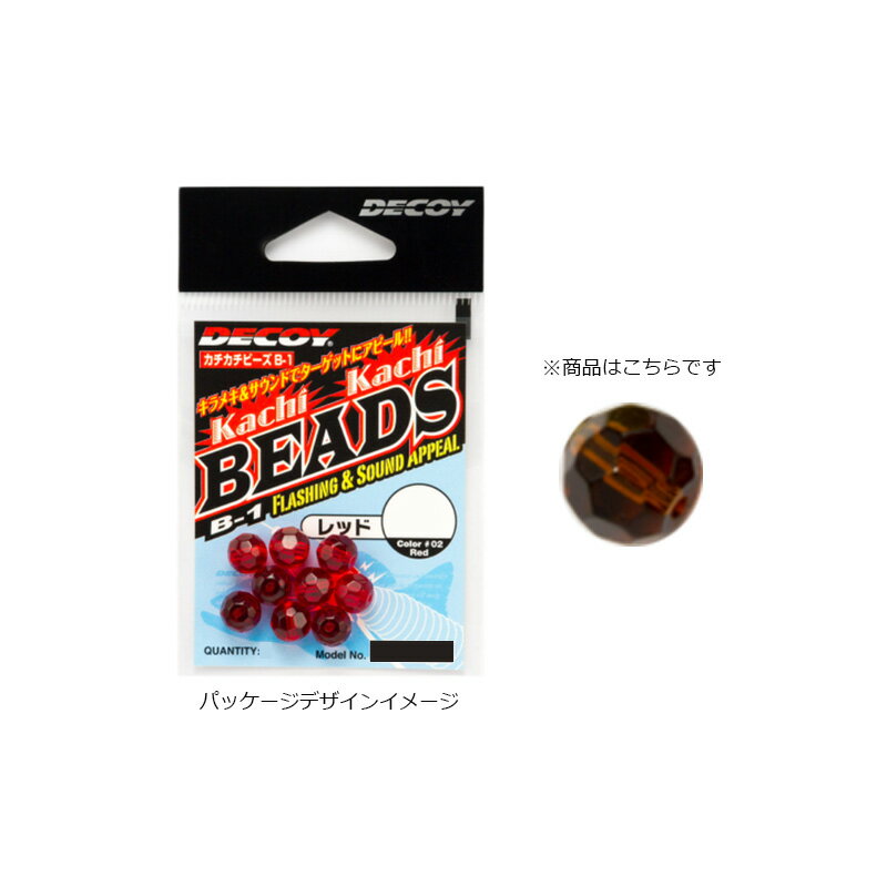 Tying Tools - カツイチ　B-1 カチカチビーズ M ブラウン　【釣具　釣り具】