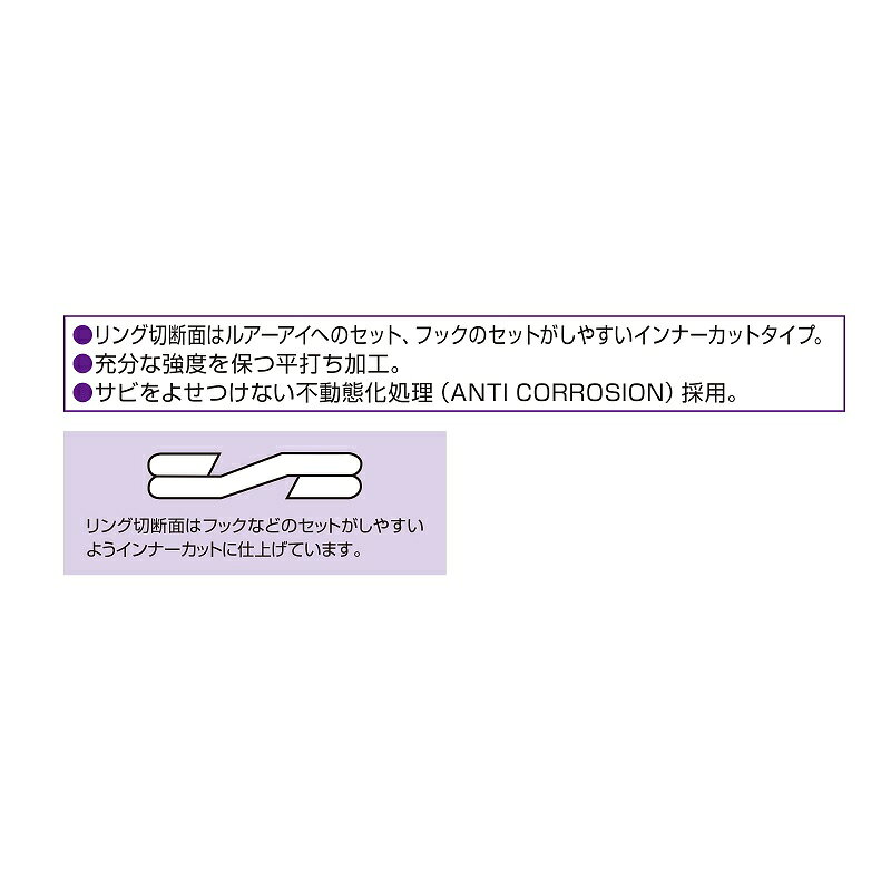 DECOY R-3 スプリットリング ミディアムクラス #5 (3)