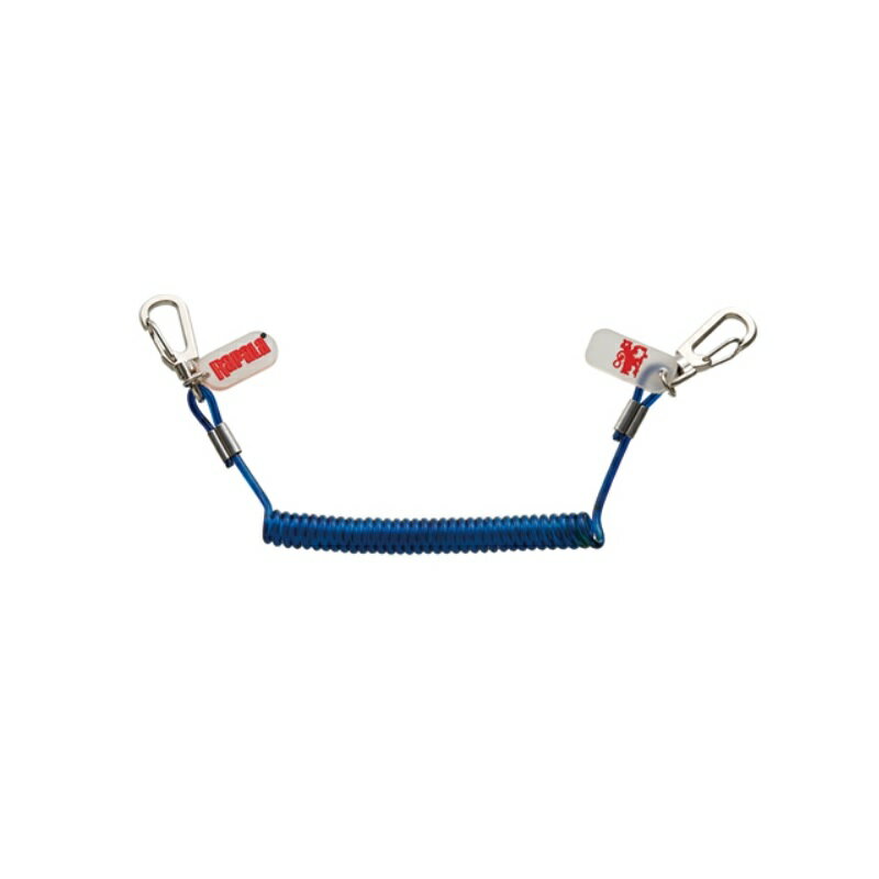 ラパラ　WLCS-BL ワイヤーリーシュコード 25cm-70cm ブルー　【釣具　釣り具】