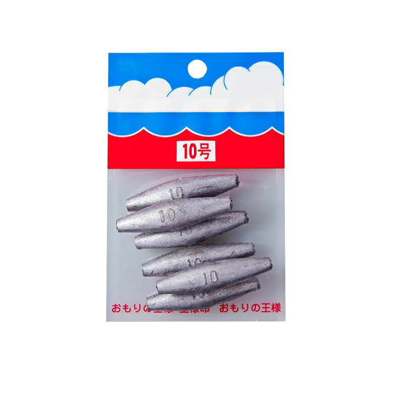 第一精工　パックオモリ (小袋入) 長型 10号　10号　【釣具　釣り具】