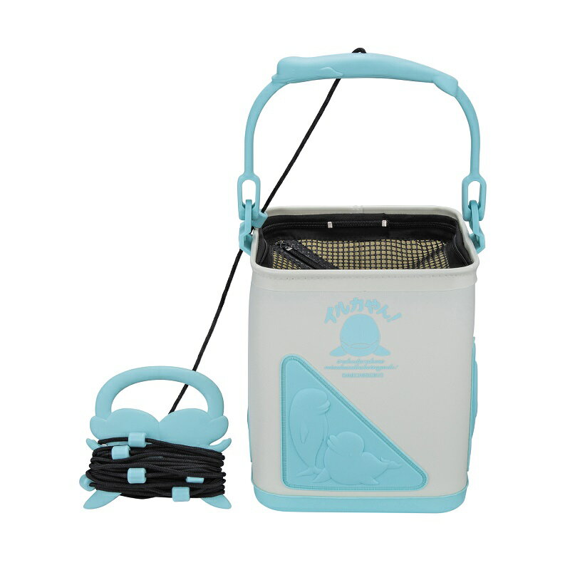 第一精工　イルカやん！活かし水くみ 21cm みずいろ　【釣具　釣り具】