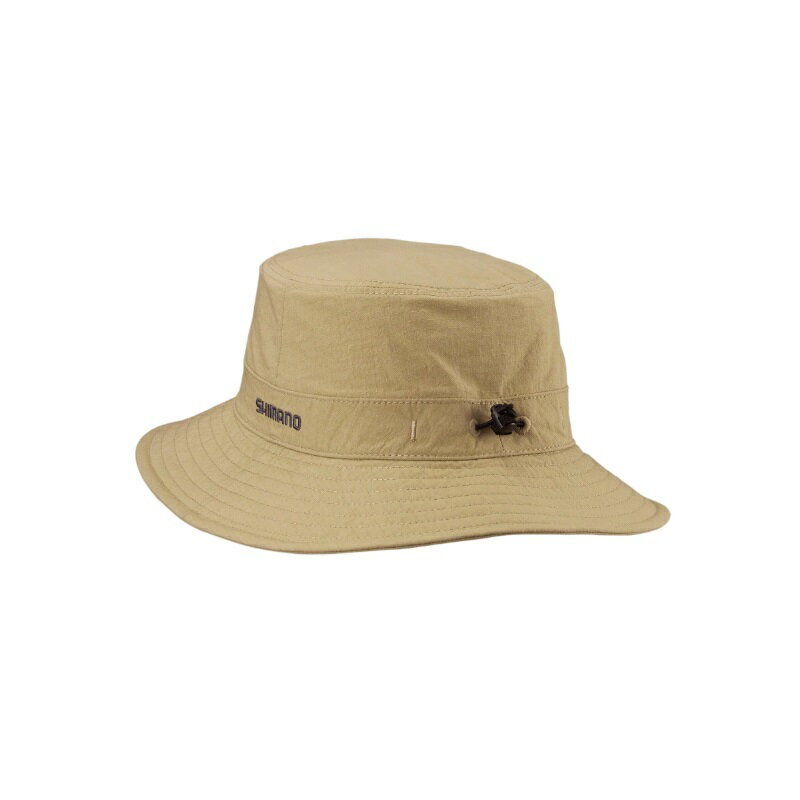 シマノ　CA-018V スタンダートバケットハット M ベージュ　【釣具　釣り具】
