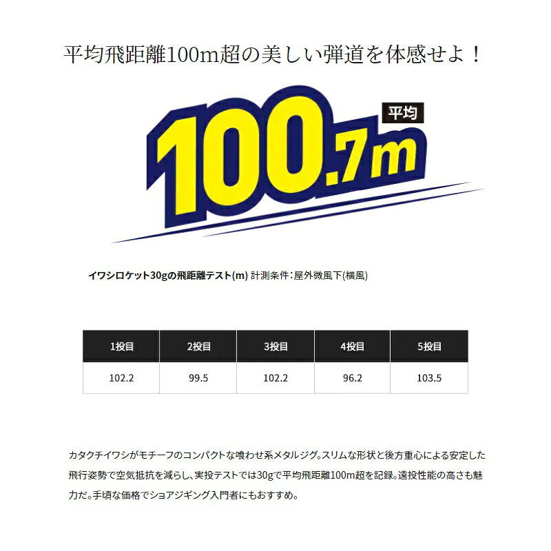 イワシロケット 20g STRグローアジ の商品画像3枚目