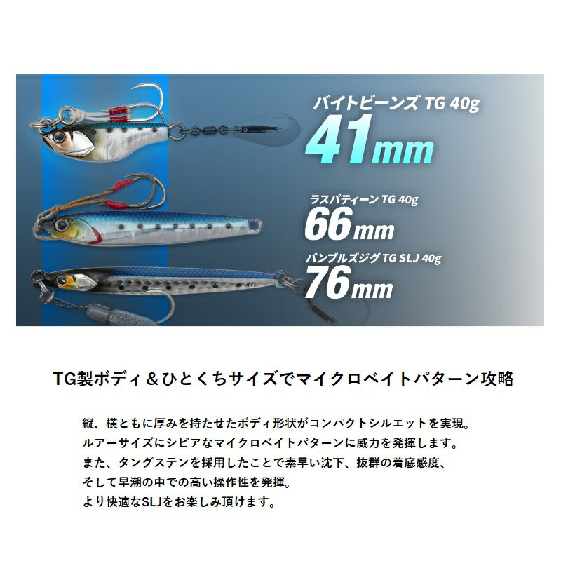 バンブルズ バイトビーンズ TG 60g グリキン/スリムボーダーホロ (3)
