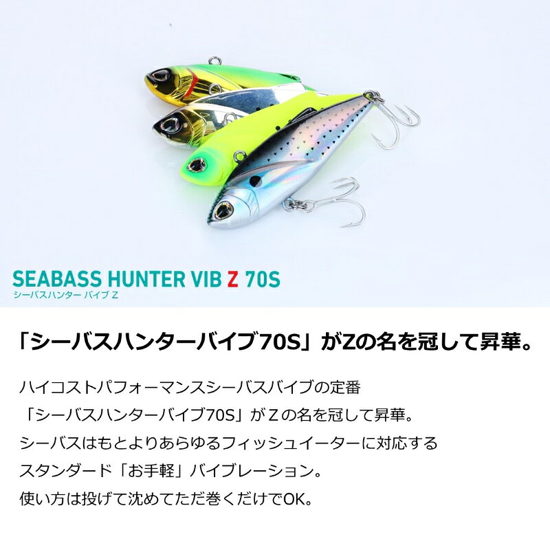 シーバスハンターバイブZ 70S レーザーマイワシ の商品画像3枚目