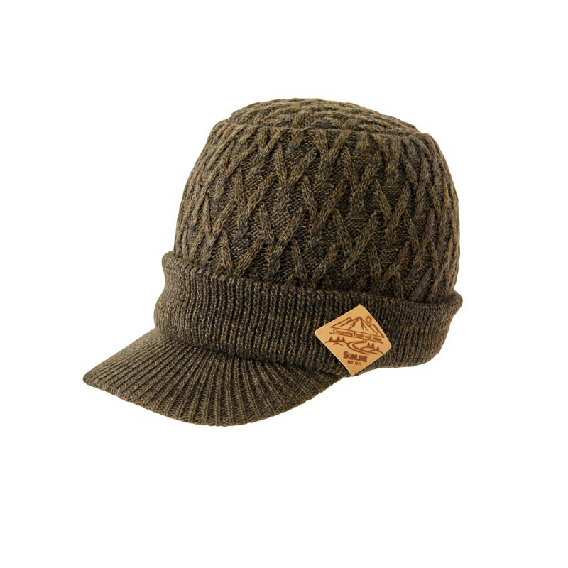 サンライン　CP-5159 アングラーズブリムニット F オリーブ