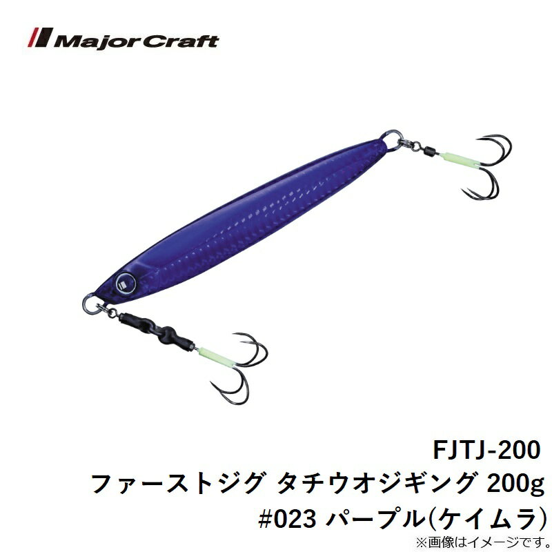 ファーストジグ タチウオ 200g パープル(ケイムラ) (3)