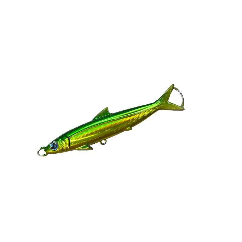 オンザブルー　ヒレジグ 60g #05 グリーンゴールドグロー　【釣具　釣り具】