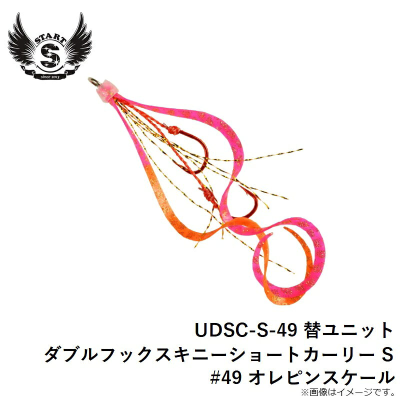 替ユニット ダブルフック スキニーショートカーリー S #49 オレピンスケール の商品画像3枚目
