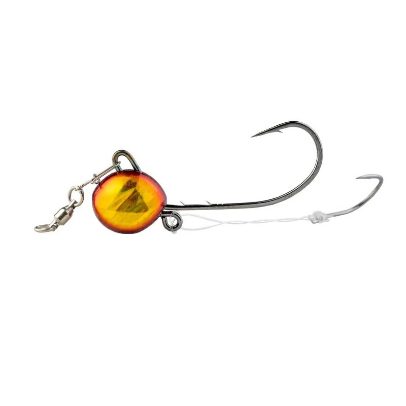 スタート　TY8-03 ひとつテンヤ 1ステップTG 8号 #アカエロー　【釣具　釣り具】