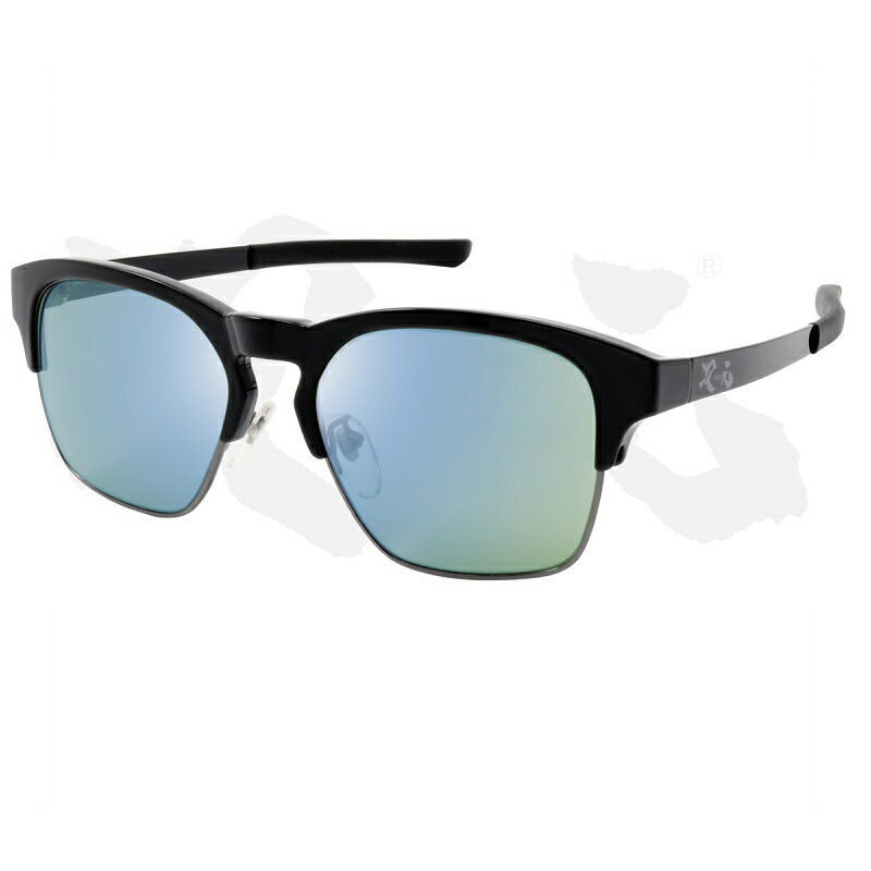 DEPS　次元 レトロス スクエア GLOSS BLACK/TVS・ブルーミラー　【釣具　釣り具】