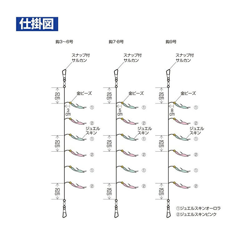 ハヤブサ　HS250 小アジ専科 夜光スキン 8-2　【釣具　釣り具】 fto-r-10225619 釣具のFTO サンプル画像2