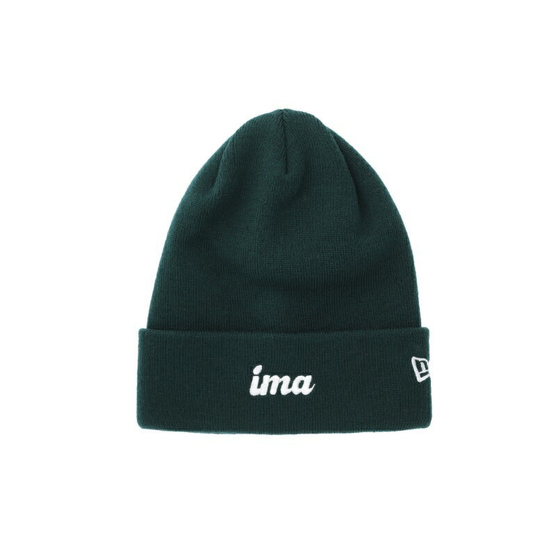 アムズデザイン　ima-New Era ベーシックニットキャップ クリームロゴ #W-KC003 MOSS　【釣具　釣り具】