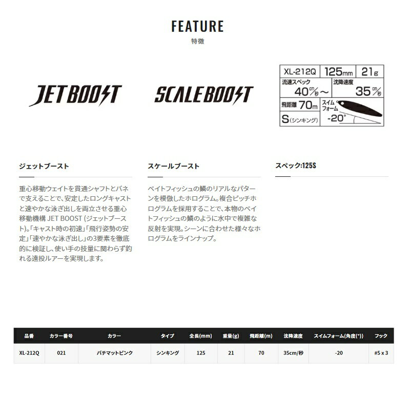 スタッガリングスイマー 125S ジェットブースト バチマットピンク (3)