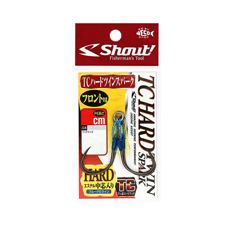 シャウト　343TH TCハードツインスパーク 3cm 1/0　【釣具　釣り具】