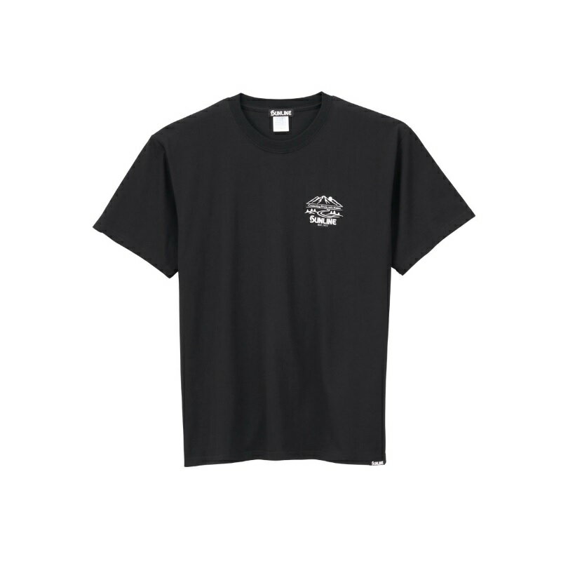 仕様表綿と環境配慮した再生素材ポリエステルを混紡した生地を使用したTシャツです。SUNLINEサンライン　エコロジーTシャツ　SUW-15301T●品番：SUW-15301T●カラー：ブラック●サイズ：M●着丈（cm）：69●身巾（cm）：...