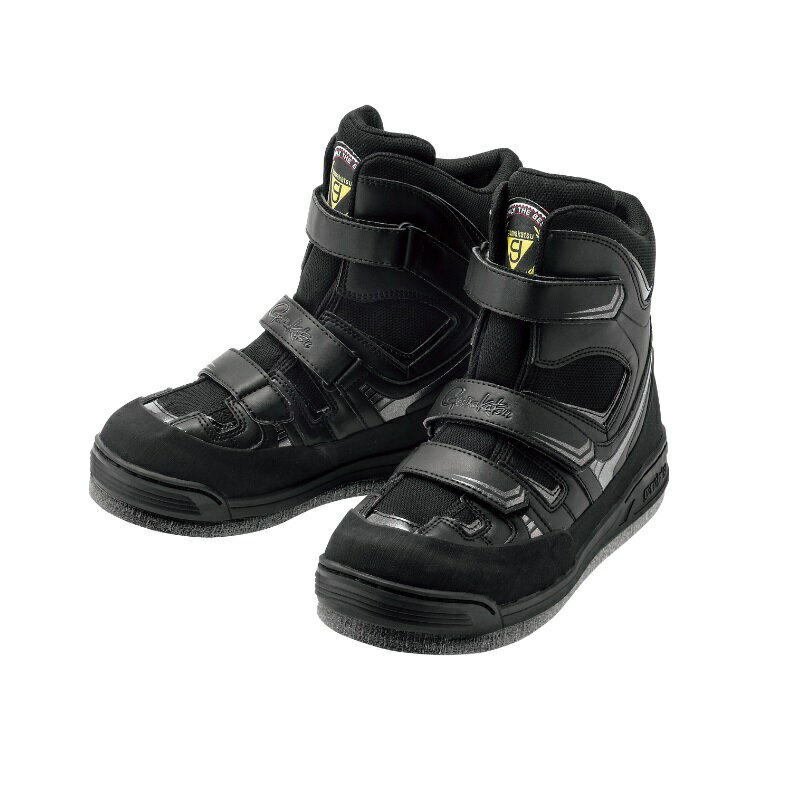 がまかつ　GM4514 フェルトスパイクシューズ(パワーT) 4L ブラック/ブラック