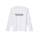 サンライン　SUW-04217LT BUGOFFロングTシャツ S ホワイト　【釣具　釣り具】