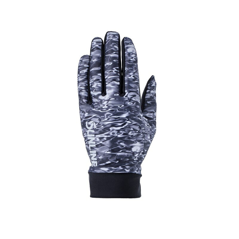 サンライン SUG-702 サングローブ(ノーカット) M ブラック 【釣具 釣り具】