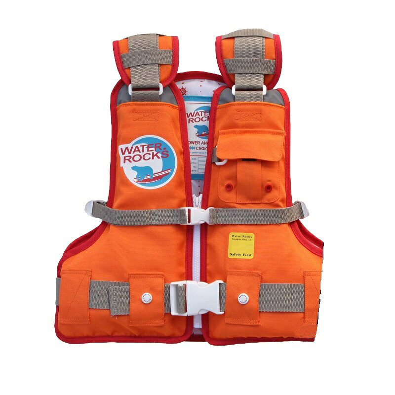 Wear - オレンジブルー　WRLV-3146 ライフベストKids50kg オレンジ　【釣具　釣り具】