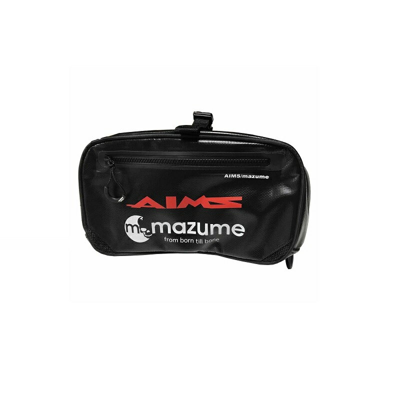 オレンジブルー MZBK-328 mazume×AIMS Wet Style Waist Bag ブラック 【釣具 釣り具】