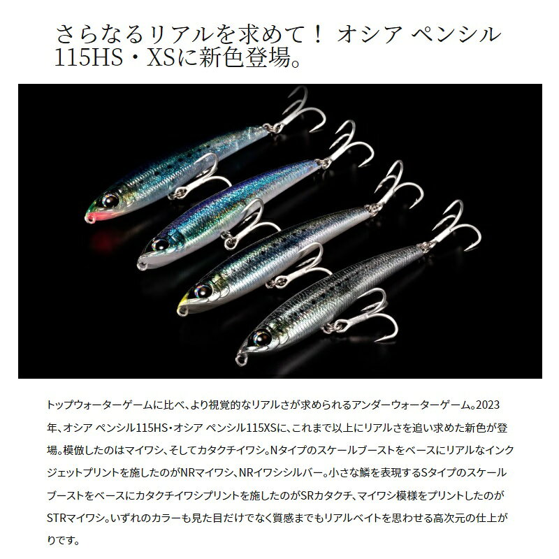 オシアペンシル 115HS NRマイワシ (2)