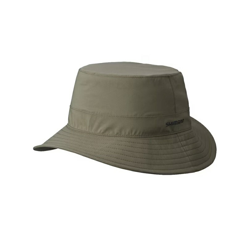 シマノ　CA-063V レインバケットハット S ダークカーキ　【釣具　釣り具】