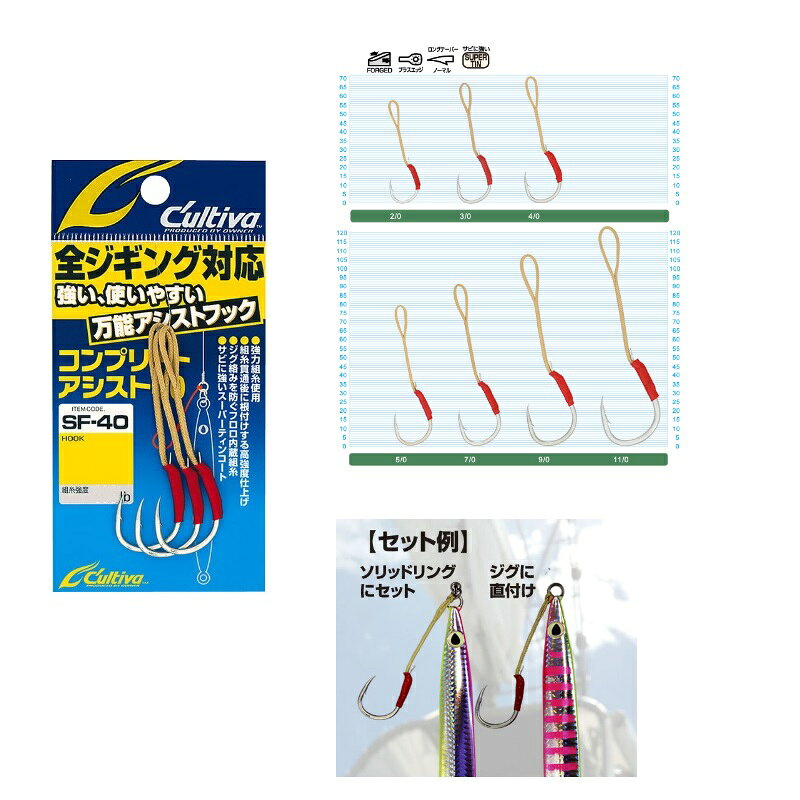 オーナー　SF-40 コンプリートアシスト #5/0　【釣具　釣り具】 fto-r-10240617 釣具のFTO サンプル画像2