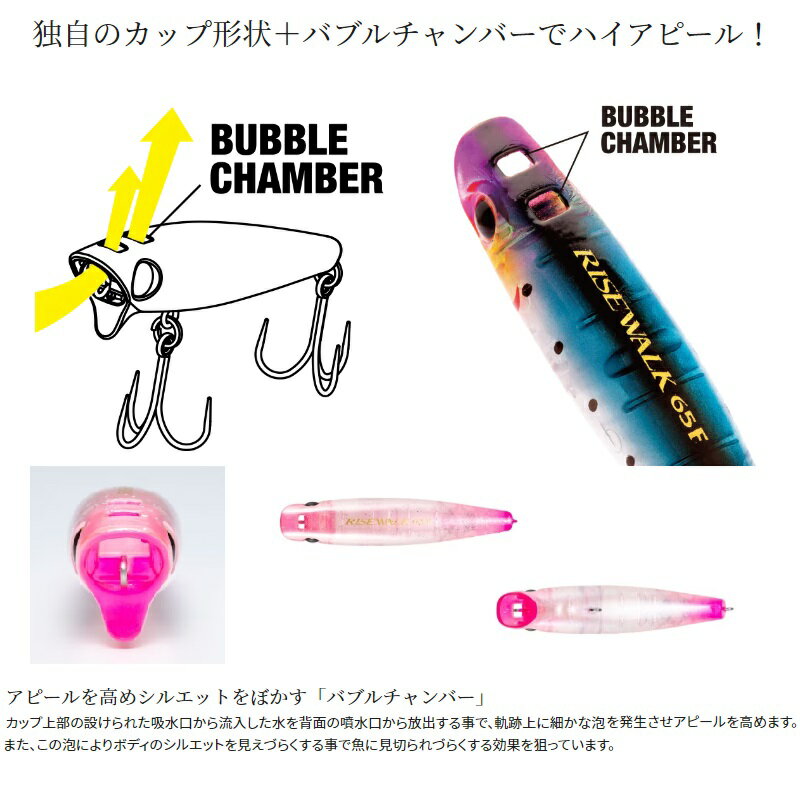 ライズウォーク 65F STクリアアカキン (3)