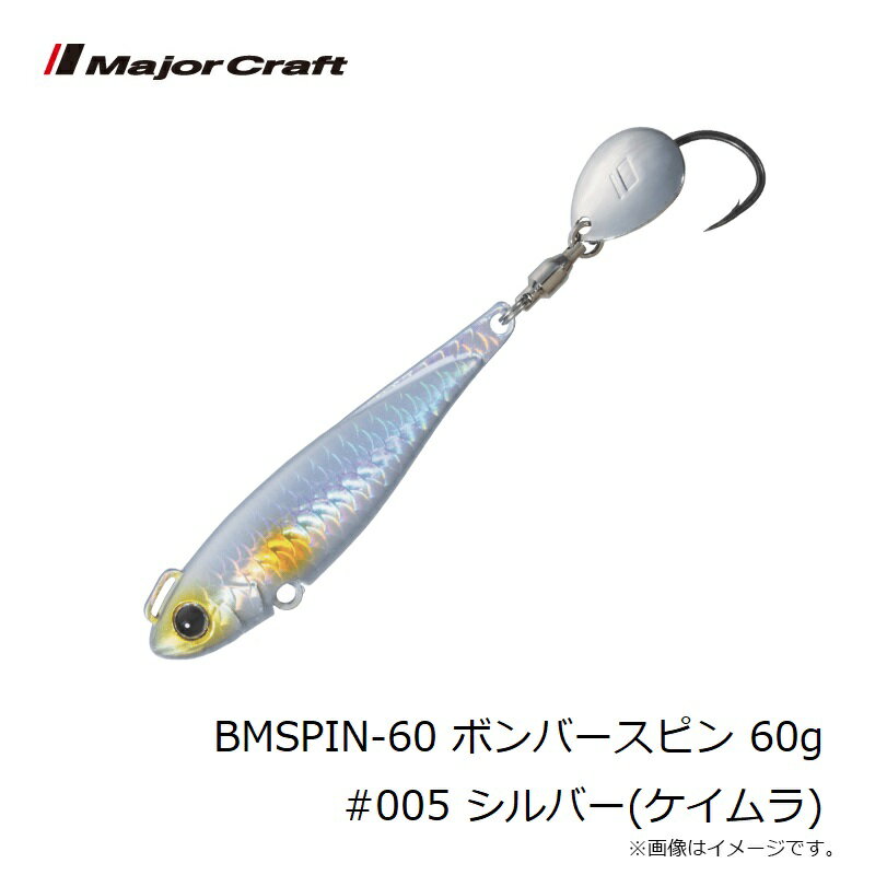 ジャイアントキリング ボンバースピン 60g シルバー(ケイムラ) (3)