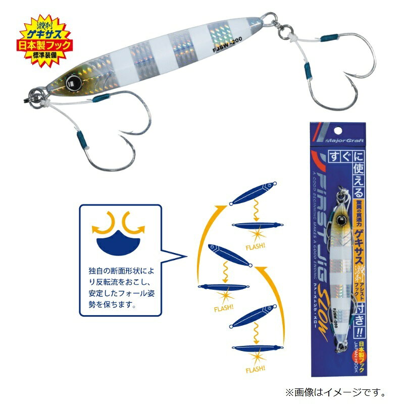 ファーストジグ スロー 250g グローヘッド の商品画像2枚目