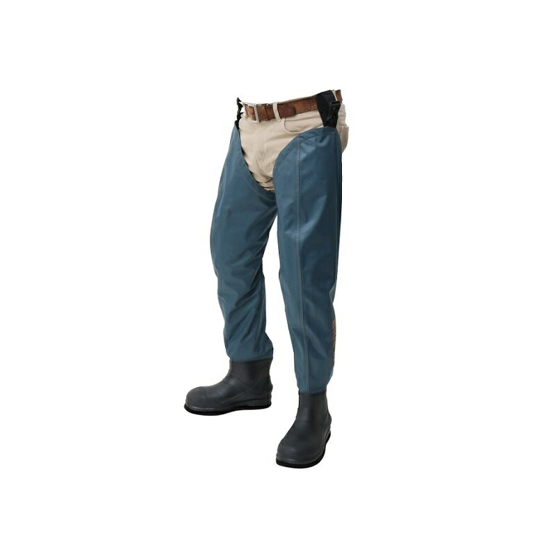 阪神素地　BC-103 ヒップウェーダー(フェルト底・裏メッシュ) L グレー