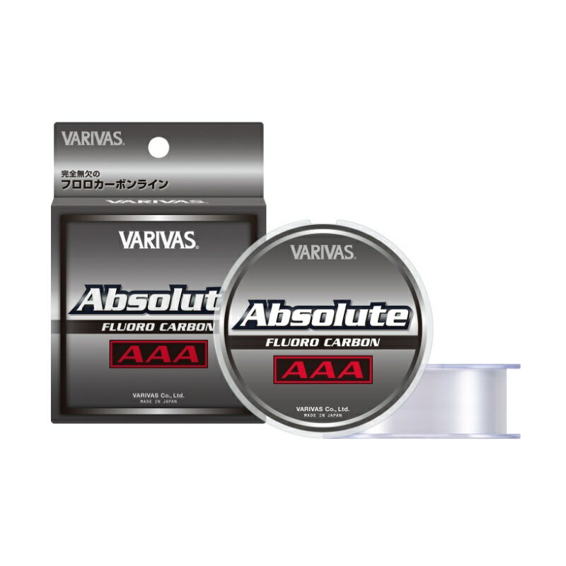 バリバス　アブソルート AAA フロロカーボン 80m 12lb　【釣具　釣り具】
