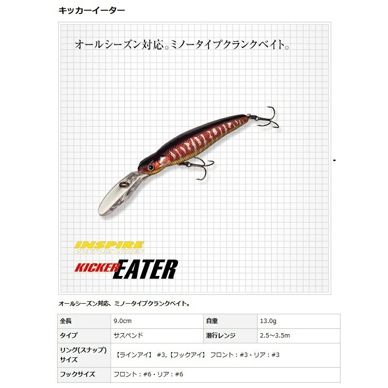 エバーグリーン　キッカーイーターSP #419 RPリザーバーワカサギ　【釣具　釣り具】 fto-r-10248070 釣具のFTO サンプル画像3