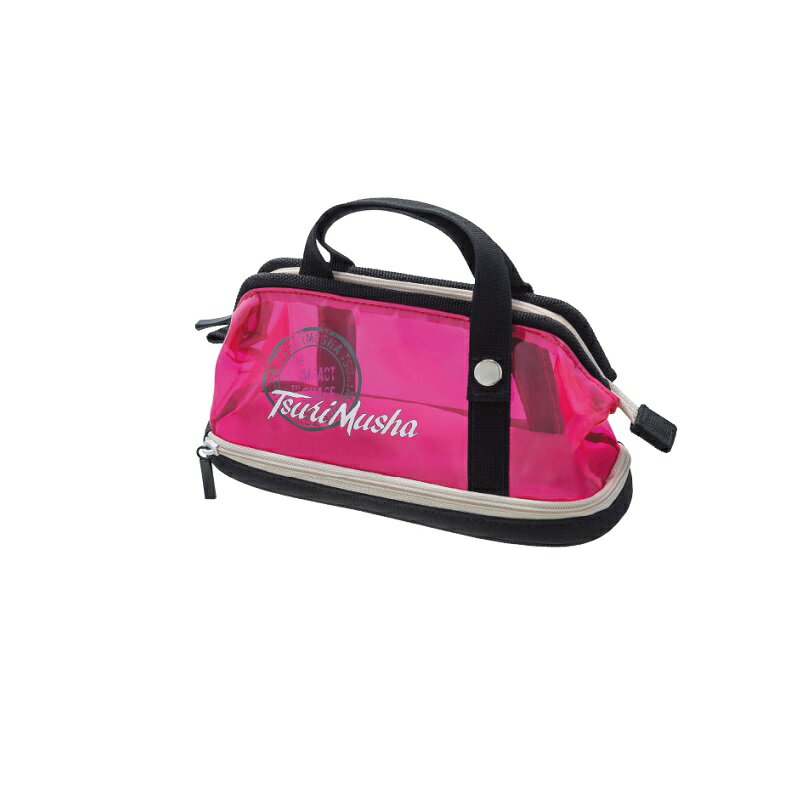 釣武者　F16707 ハクションポーチ クリアーピンク　【釣具　釣り具】