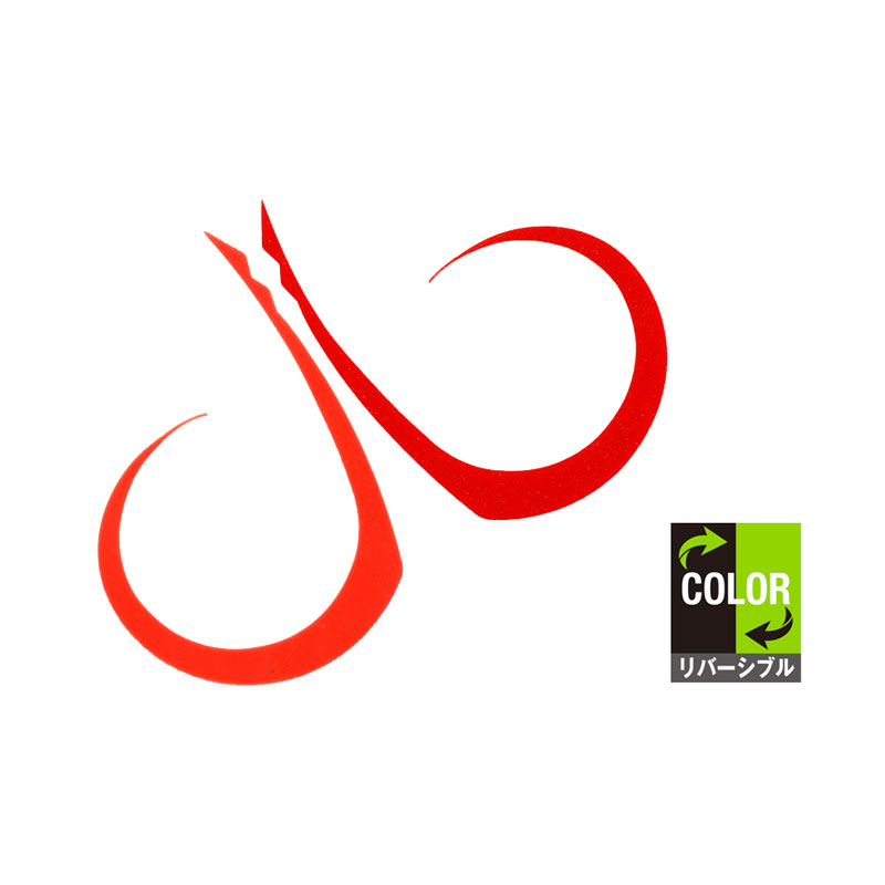 ジャッカル　ビンビンスイッチT+ネクタイ マスターカーリー リバーシブルアカオレ　【釣具　釣り具】のサムネイル