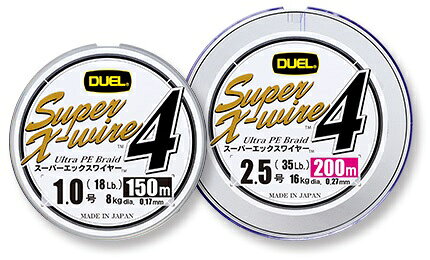 �ǥ奨�륹���ѡ����å����磻�䡼4(SuperX-wire4)150mñ������С�2.0��ڤ��㤤ʪ�ޥ饽��ݥ���Ⱥ���44�ܡ�